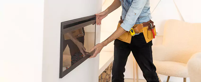 Metal Fireplace Installation in Kenosha, Wisconsin