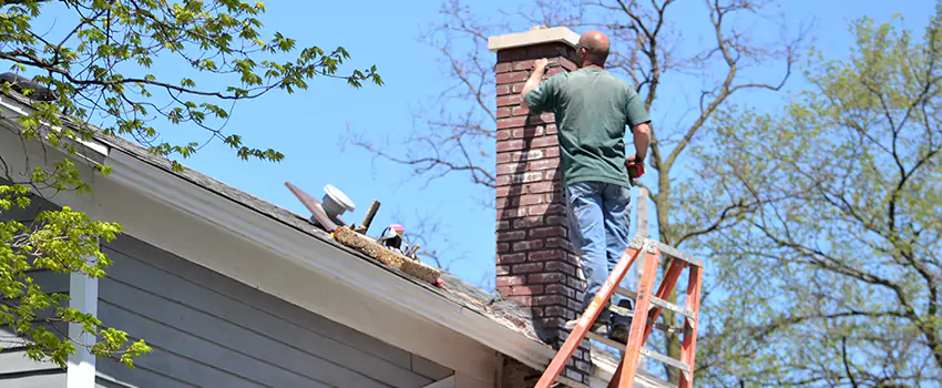 Vinyl and PVC Chimney Flashing Installation in Kenosha, WI