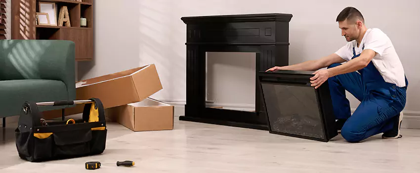 Old Rusted Metal Fireplace Repair And Replacement in Kenosha, WI