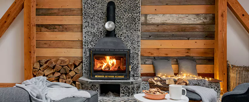 Thelin Hearth Products Direct Vent Gas Stove Fireplace Inspection in Kenosha, Wisconsin